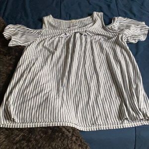 Mac studio open shoulder shirt